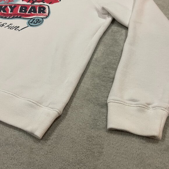Vintage Lucky Brand White Sweatshirt Size Large - Picture 5 of 11